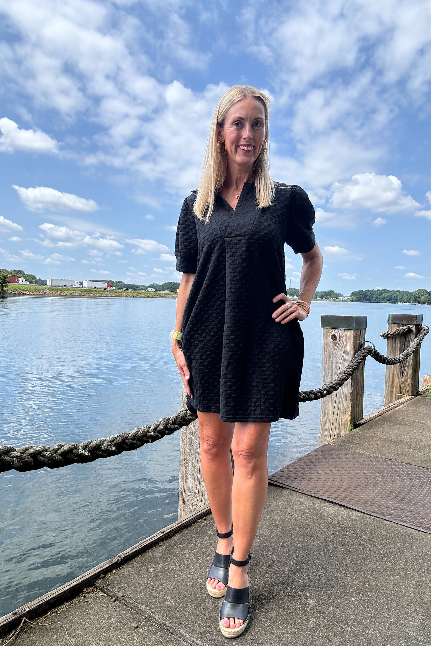 Black A-Line Dress