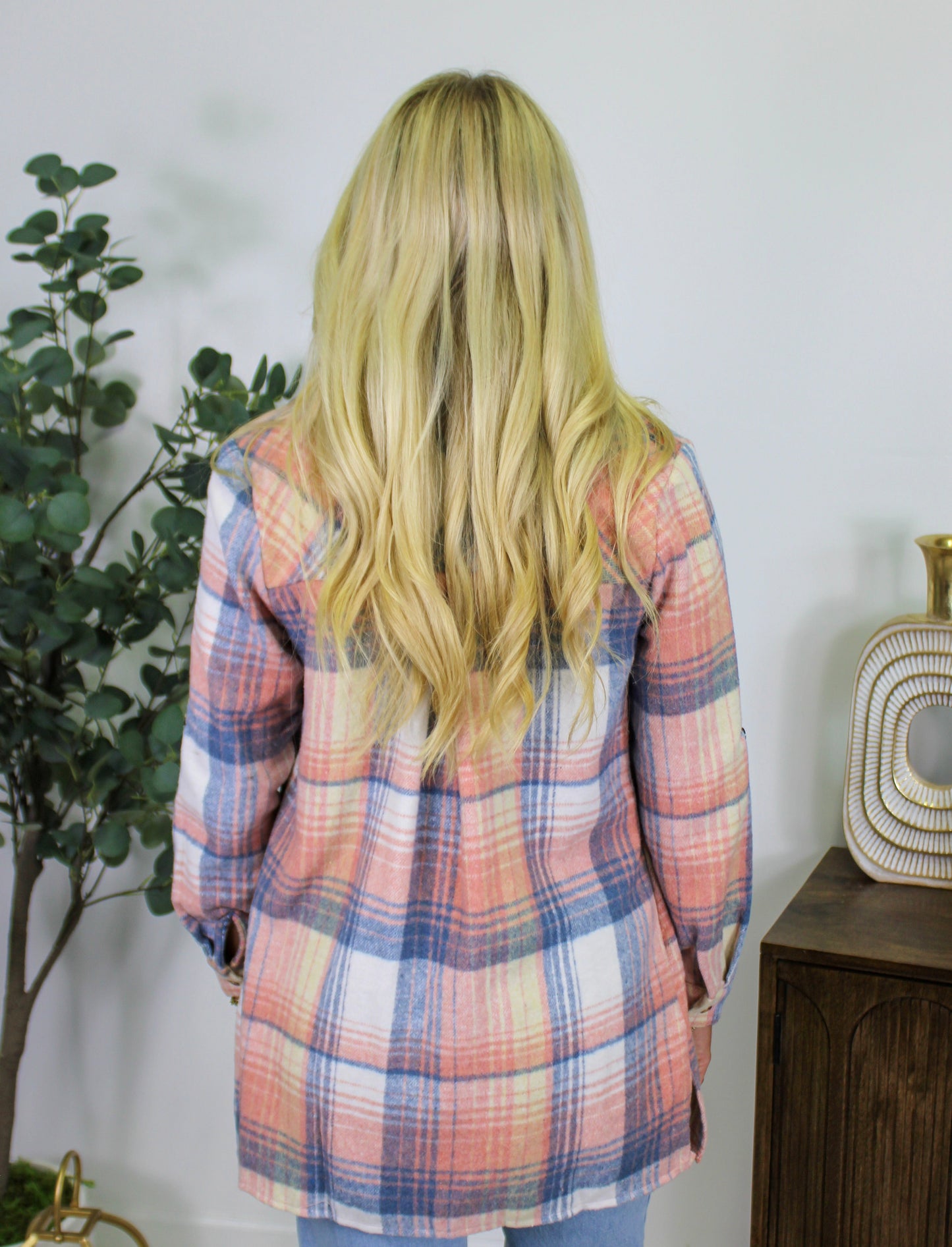 Pink Plaid Flannel LT