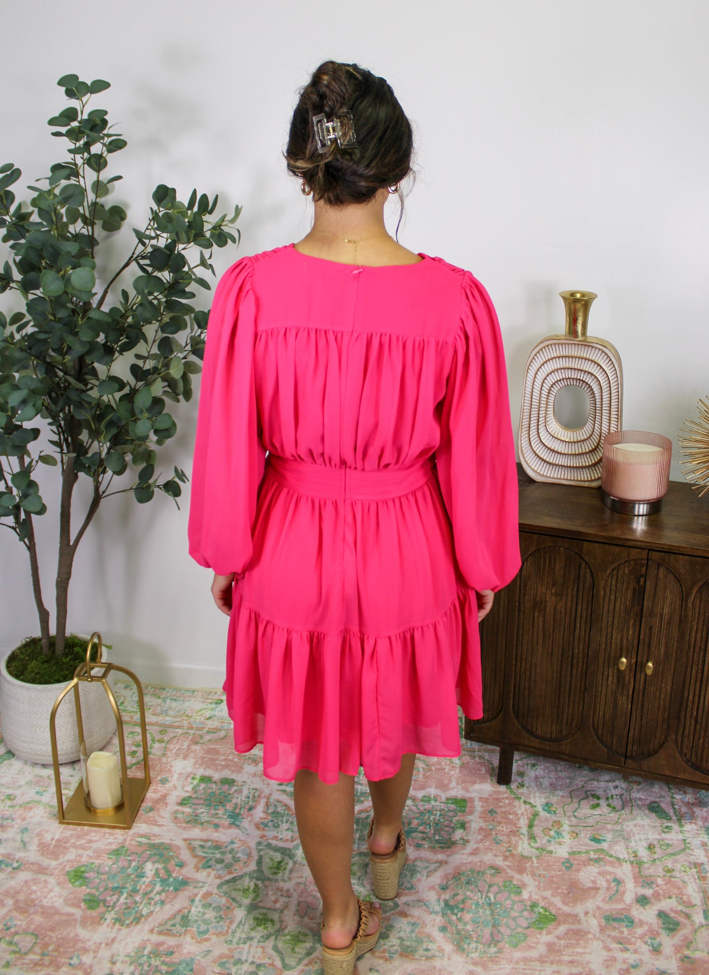 Pink Ruffle Dress LT