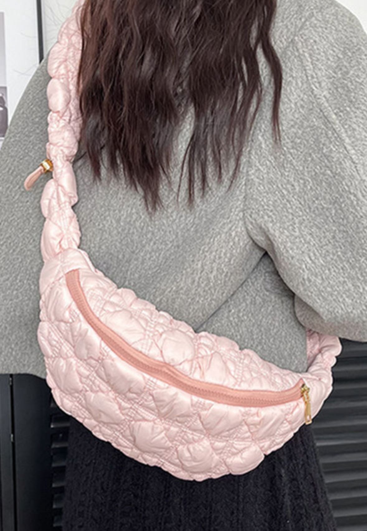 Pink Puffy Crossbody LT