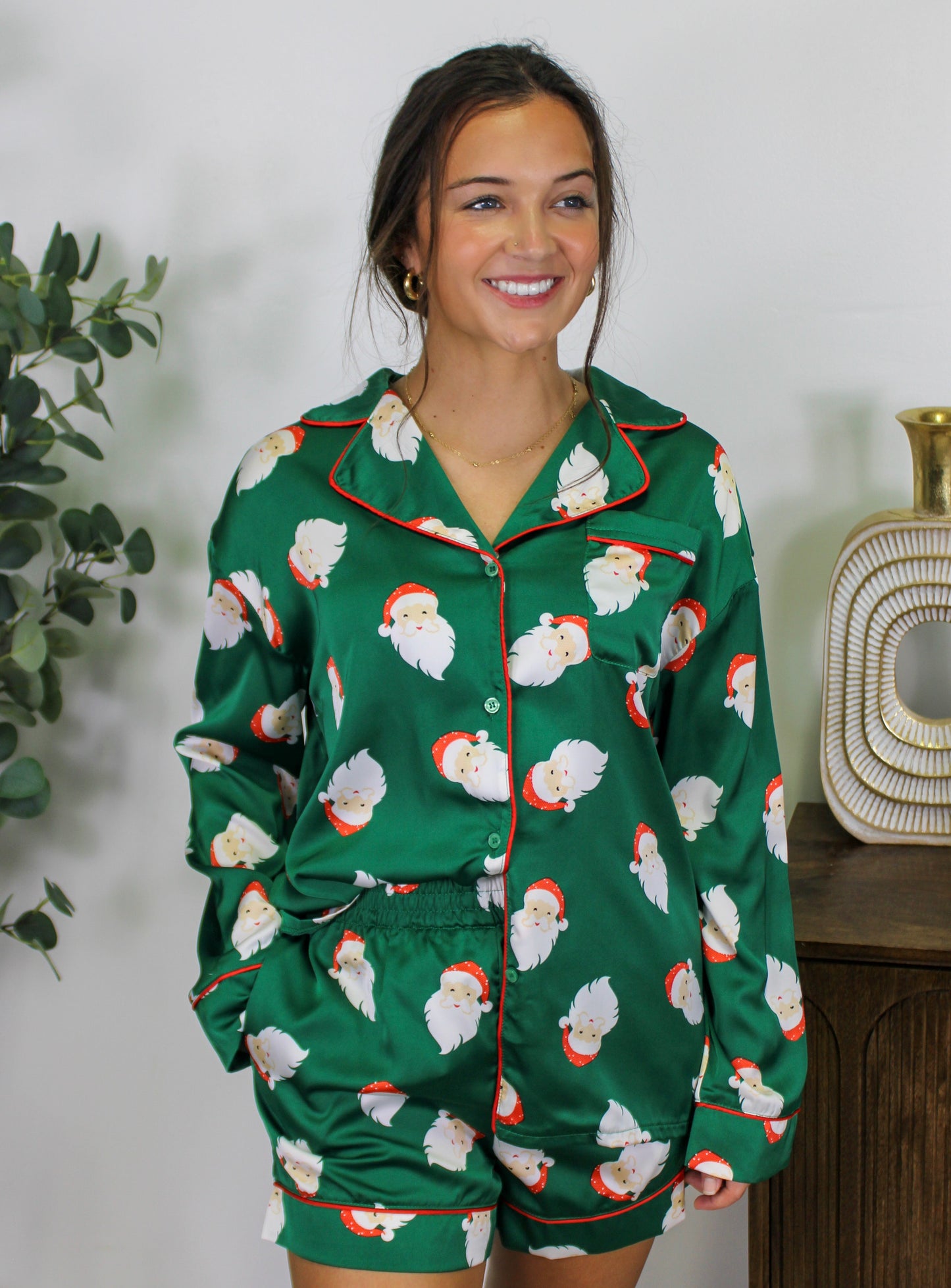 Green Santa Pajamas September.