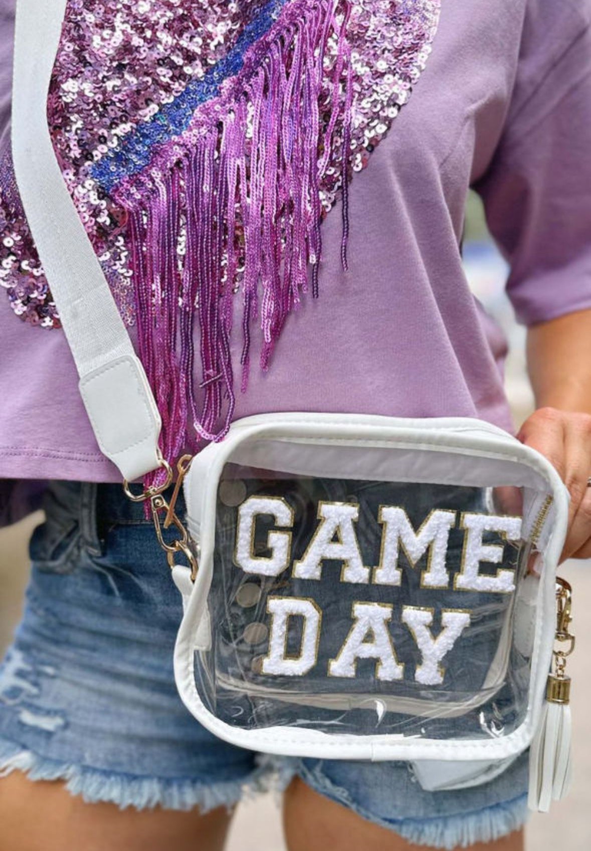 Clear Game Day Purse RTS