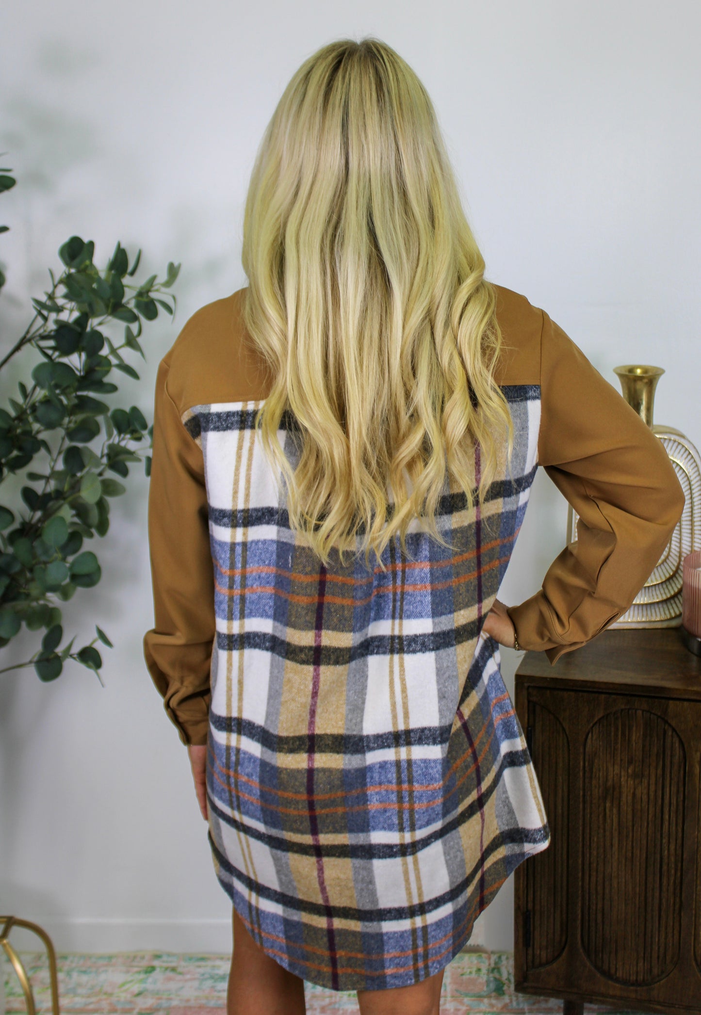 Brown Flannel Dress LT