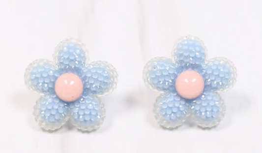 Lillian's Beaded Flower Earrings