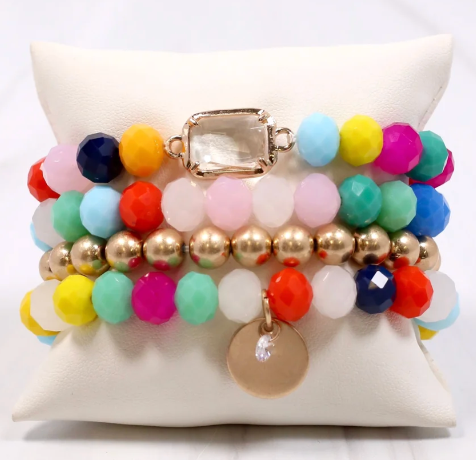 Colorful Bracelet Stack (4 bracelets)