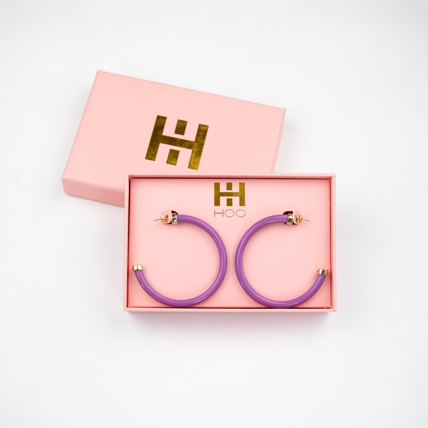 Dark Orchid Hoo Hoops